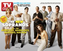 TV Guide cover - Steve Buscemi, Dominic Chianese, Drea de Matteo, Edie Falco, James Gandolfini, Michael Imperioli, Tony Sirico, Steven Van Zandt - March 6, 2004