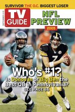 TV Guide cover - Donovan McNabb, Ben Roethlisberger - September 4, 2005