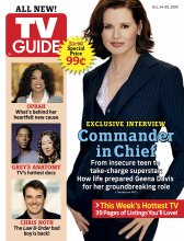 TV Guide cover - Geena Davis, Chris Noth, Sandra Oh, Isaiah Washington, Oprah Winfrey - October 24, 2005