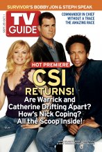 TV Guide cover - Gary Dourdan, George Eads, Marg Helgenberger - September 25, 2005