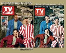 TV Guide cover - Alan Alda, Zach Braff, Donald Faison, Mike Farrell, John C. McGinley, Harry Morgan - October 9, 2005