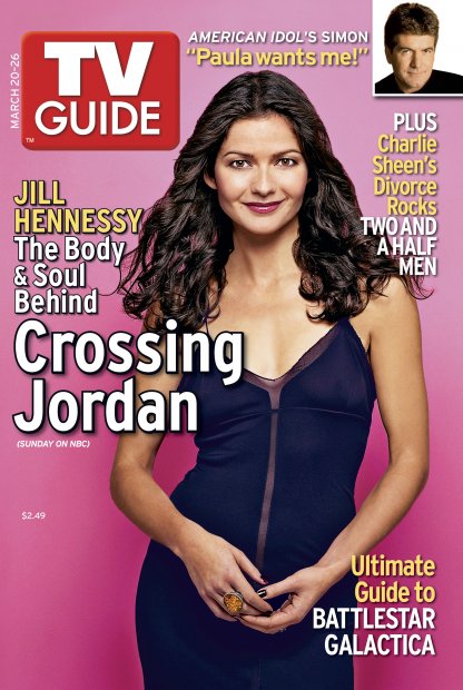 TV Guide cover - Simon Cowell, Jill Hennessey - March 20, 2005