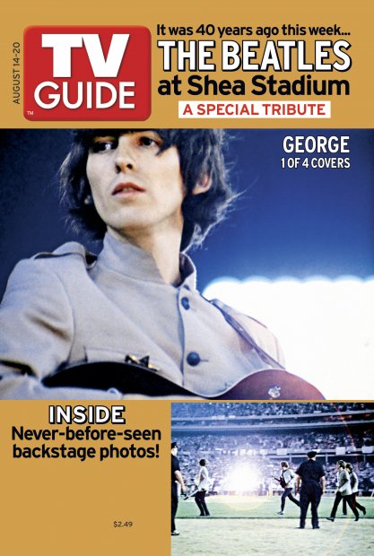 TV Guide cover - George Harrison - August 14, 2005