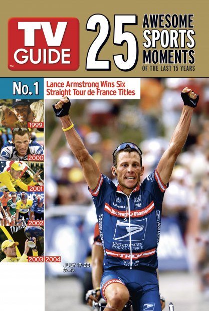 TV Guide cover - Lance Armstrong - July 17, 2005