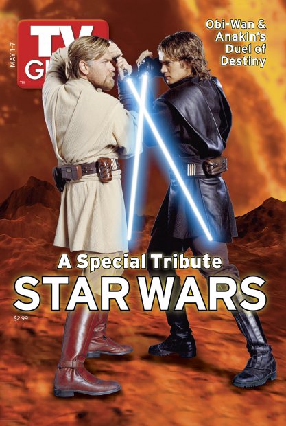 TV Guide cover - Hayden Christensen, Ewan McGregor - May 1, 2005