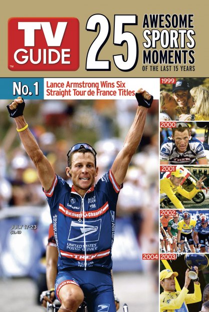 TV Guide cover - Lance Armstrong - July 17, 2005