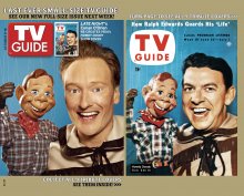 TV Guide cover - Howdy Doody, Conan O'Brien, Buffalo Bob Smith - October 9, 2005