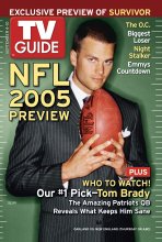 TV Guide cover - Tom Brady - September 4, 2005