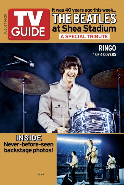 TV Guide cover - Ringo Starr, The Beatles - August 14, 2005