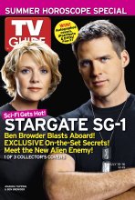 TV Guide cover - Ben Browder, Amanda Tapping - July 10, 2005