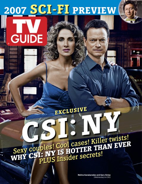 TV Guide cover - Melina Karakaredes, Masi Oka, Gary Sinise - December 4, 2006