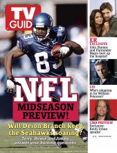 TV Guide cover - Deion Branch, Parminder Nagra, William Petersen, Troy Polamalu, Clinton Portis, John Stamos, Keith Urban - November 6, 2006