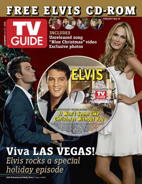TV Guide cover - Josh Duhamel, Elvis Presley, Molly Sims - December 11, 2006