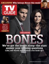 TV Guide cover - David Boreanaz, Cheryl Burke, Emily Deschanel, Hugh Laurie, Emmitt Smith - November 27, 2006