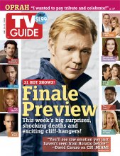 TV Guide cover - Tyra Banks, David Caruso, Marcia Cross, Patrick Dempsey, Gary Dourdan, Mariska Hargitay, Dennis Haysbert, Eric McCormack, Christopher Meloni, Debra Messing, Wentworth Miller, Poppy Montgomery - May 15, 2006