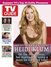 TV Guide cover - Ben Browder, Steve Carell, Jenna Fischer, Joe Flanigan, Kate Flannery, Angels Kinsey, Heidi Klum, Jeremy Piven, Phyllis Smith - July 10, 2006
