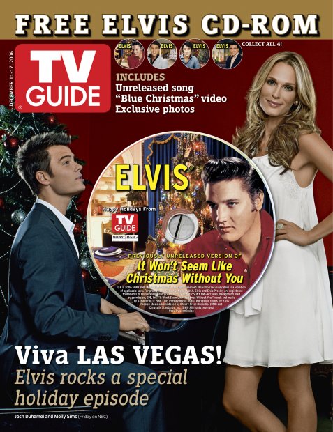 TV Guide cover - Josh Duhamel, Elvis Presley, Molly Sims - December 11, 2006