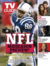 TV Guide cover - Marvin Harrison, Parminder Nagra, William Petersen, Troy Polamalu, Clinton Portis, John Stamos, Keith Urban - November 6, 2006