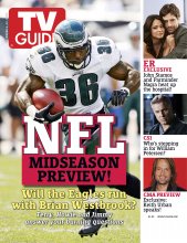 TV Guide cover - Brian Westbrook, Parminder Nagra, William Petersen, Troy Polamalu, Clinton Portis, John Stamos, Keith Urban - November 6, 2006