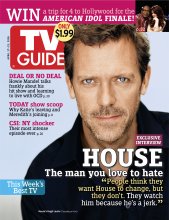 TV Guide cover - Paula Abdul, Randy Jackson, Hugh Laurie - April 17, 2006