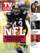 TV Guide cover - Troy Polamalu, Parminder Nagra, William Petersen, Troy Polamalu, Clinton Portis, John Stamos, Keith Urban - November 6, 2006