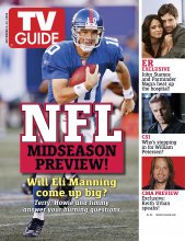 TV Guide cover - Eli Manning, Parminder Nagra, William Petersen, Troy Polamalu, Clinton Portis, John Stamos, Keith Urban - November 6, 2006