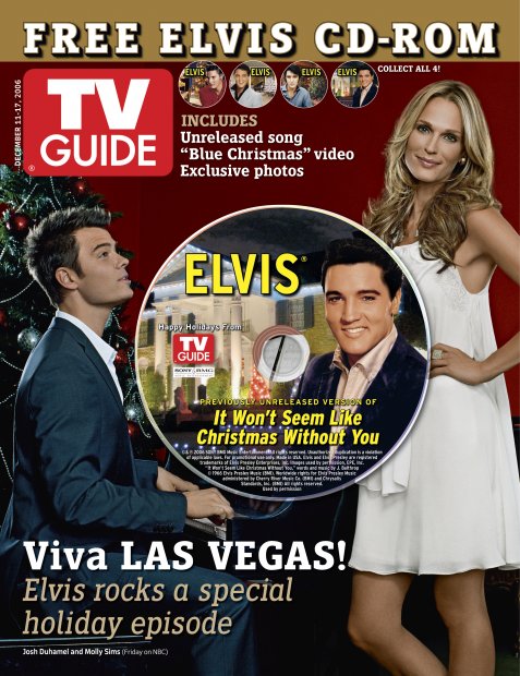 TV Guide cover - Josh Duhamel, Elvis Presley, Molly Sims - December 11, 2006