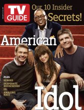 TV Guide cover - Paula Abdul, Simon Cowell, Randy Jackson, Ryan Seacrest - January 22, 2007