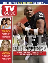TV Guide cover - JaMarcus Russell, Kristen Bell, Zac Efron, Vanessa Hudgens - September 3, 2007