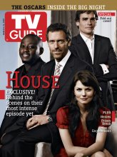 TV Guide cover - Lisa Edelstein, Omar Epps, Hugh Laurie, Robert Sean Leonard, Jennifer Morrison, Jesse Spencer - March 5, 2007