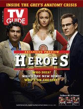 TV Guide cover - Jack Coleman, Hayden Panetierre, Sendil Ramamurthy - January 29, 2007