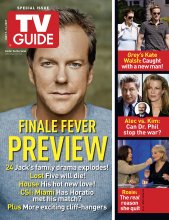 TV Guide cover - Alec Baldwin, Kim Bassinger, Phil McGraw, Rosie O'Donnell, Kiefer Sutherland, Kate Walsh, Barbara Walters - May 7, 2007
