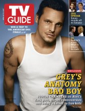 TV Guide cover - Justin Chambers, Simon Cowell, Sanjaya Malakar, Kim Raver, Kiefer Sutherland - April 16, 2007