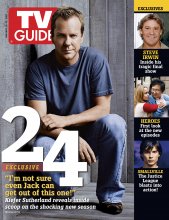 TV Guide cover - Steve Irwin, Ali Larter, Masi Oka, Kiefer Sutherland, Tom Welling - January 15, 2007