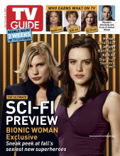 TV Guide cover - Michelle Ryan, Katee Sackhoff - July 23, 2007