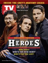 TV Guide cover - Santiago Cabrera, Greg Grunberg, Masi Oka - January 29, 2007