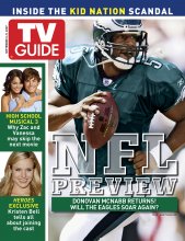 TV Guide cover - Donovan McNabb, Kristen Bell, Zac Efron, Vanessa Hudgens - September 3, 2007
