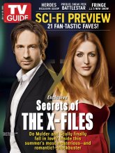 TV Guide cover - Gillian Anderson, David Duchovny - July 14, 2008