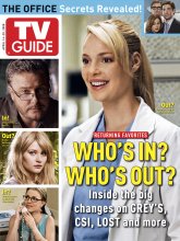 TV Guide cover - Emilie de Ravin, Jenna Fischer, Katherine Heigl, John Krasinski, William Petersen, Britney Spears, Rainn Wilson - April 14, 2008