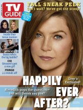 TV Guide cover - Shannen Doherty, Jennie Garth, Hayden Panetierre, Ellen Pompeo, Milo Ventimiglia - August 25, 2008