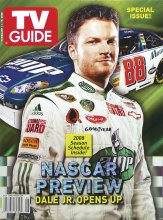 TV Guide cover - Dale Earnhardt Jr. - February 11, 2008