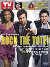 TV Guide cover - David Archuleta, David Cook, Syesha Mercado - May 19, 2008