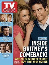 TV Guide cover - Lauren Conrad, Patrick Dempsey, Natalie Dormer, Jonathan Rhys Meyers, Heidi Montag, Josh Radnor, Britney Spears - March 24, 2008