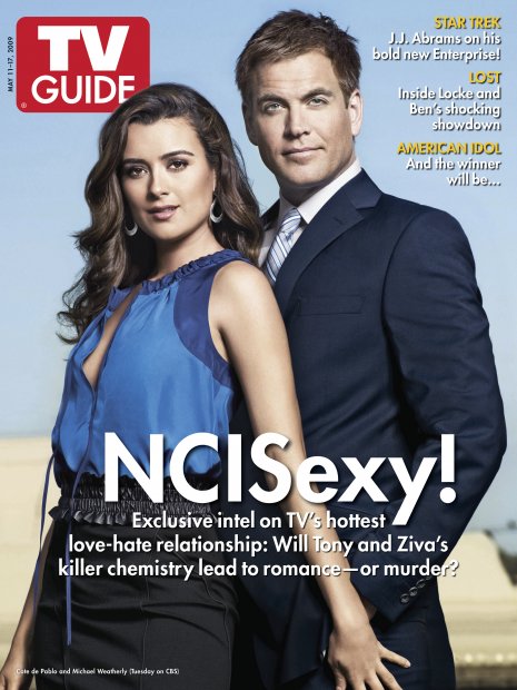 TV Guide cover - Cote de Pablo, Michael Weatherly - May 11, 2009