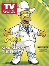TV Guide cover - Homer Simpson - December 7, 2009