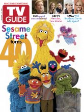 TV Guide cover - Bert, Big Bird, David Caruso, The Cookie Monster, Eric Dane, Elmo, Ernie, Brad Paisley, Oscar the Grouch, Carrie Underwood - November 9, 2009