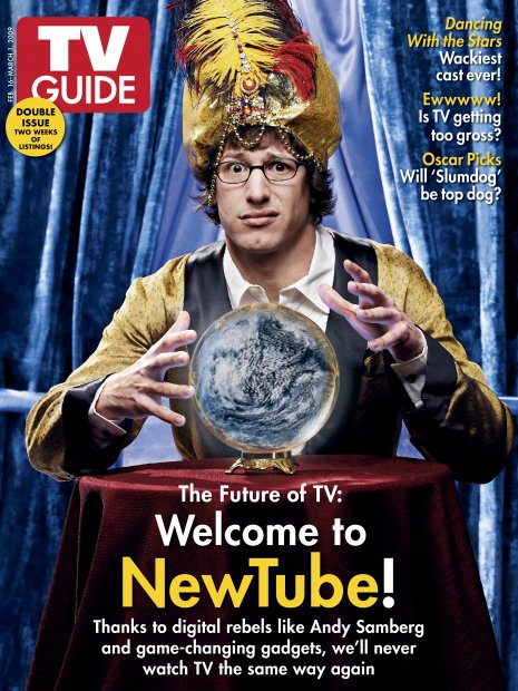 TV Guide cover - Andy Samberg - February 16, 2009