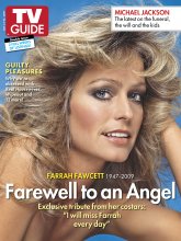 TV Guide cover - Farrah Fawcett - July 13, 2009