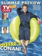 TV Guide cover - Edie Falco, Katherine Heigl, Conan O'Brien - June 1, 2009