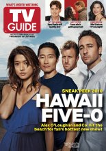 TV Guide cover - Scott Caan, Daniel Dae Kim, Julianna Margulies, Keven McKidd, Sandra Oh, Alex O'Loughlin, Grace Park, Charlie Sheen - August 16, 2010